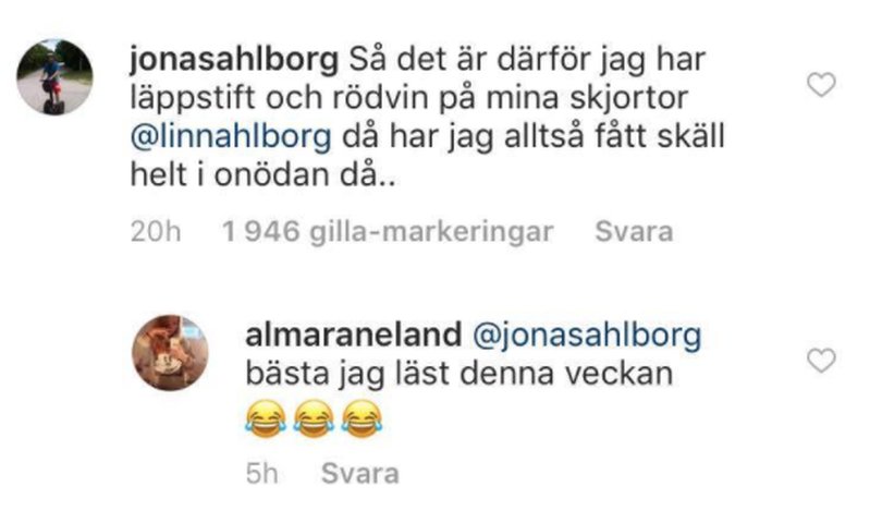 Jonas Ahlborg är far till Linn Ahlborg Jonas Ahlborg är far till Linn Ahlborg